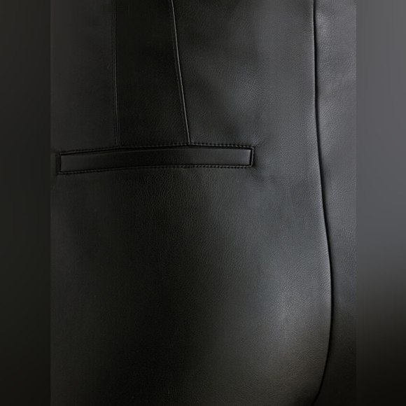NWT Size 6 Dynamite Kendall Faux Leather Slim Pants - Picture 3 of 8